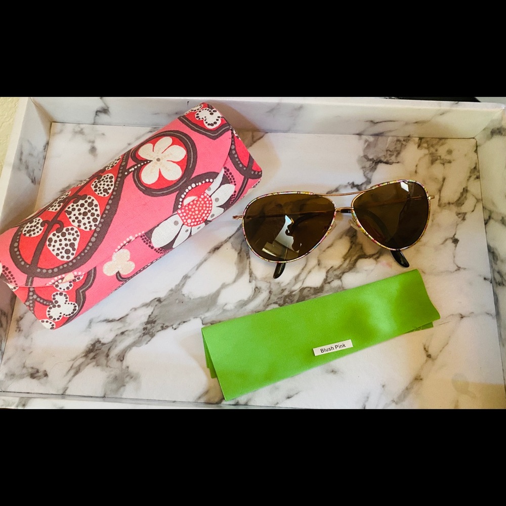 Flash Sale!!Vera Bradley Floral Aviator Sunglasses